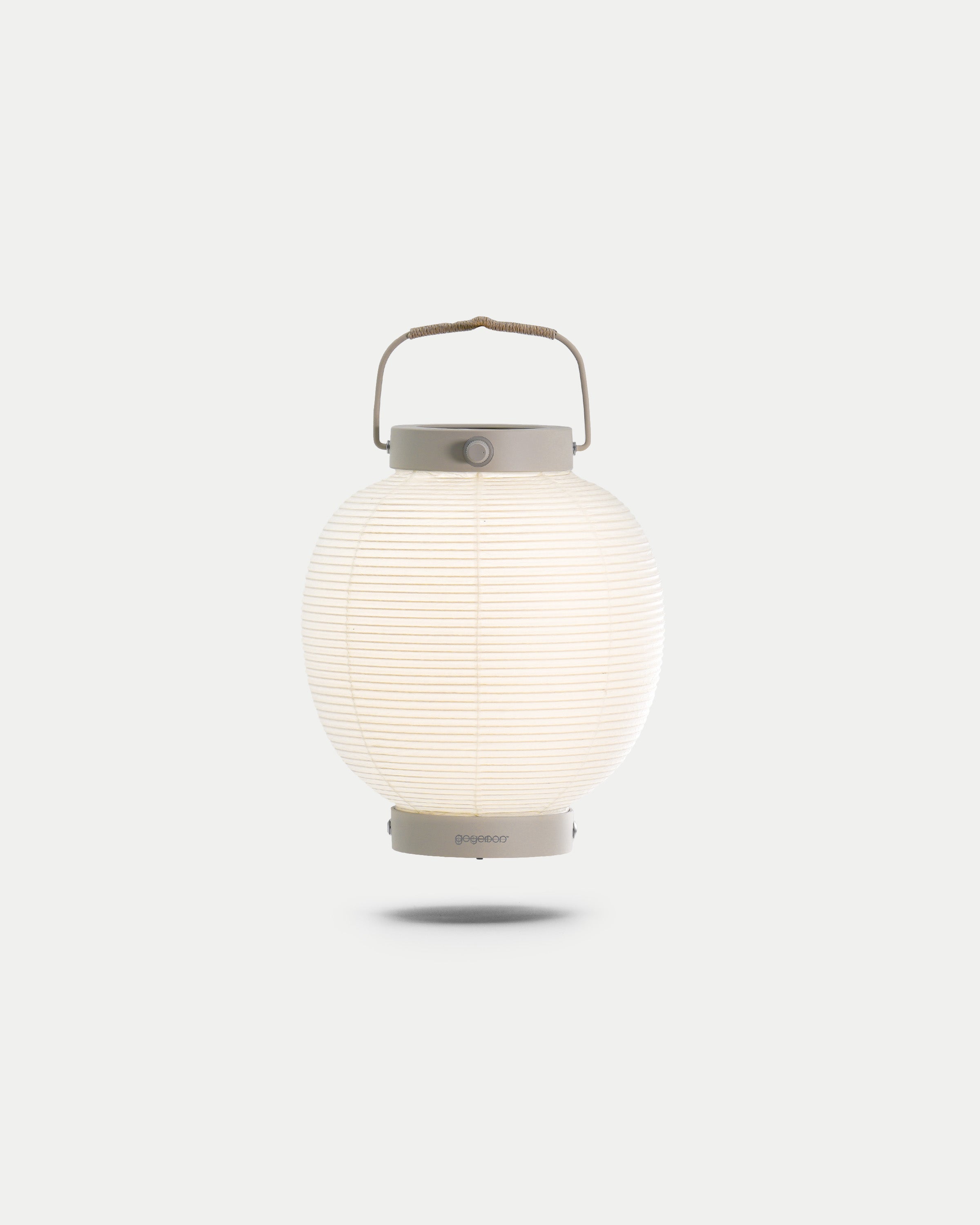 CHOCHIN × SOLAR LED LIGHT “ ANCOH ” / GREIGE – goyemon