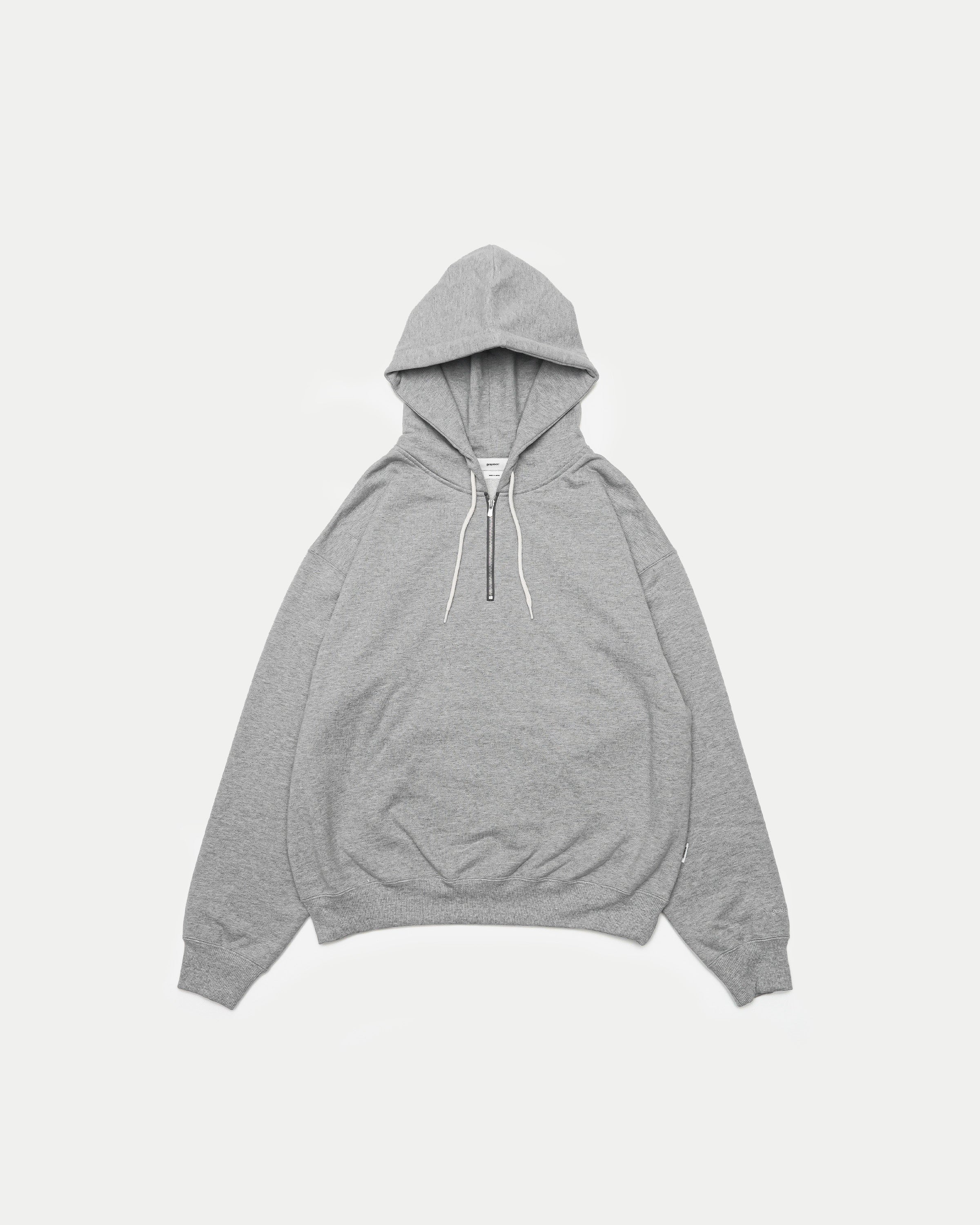 Half Zip Pullover Hoodie / ASH［goyemon general gadget］