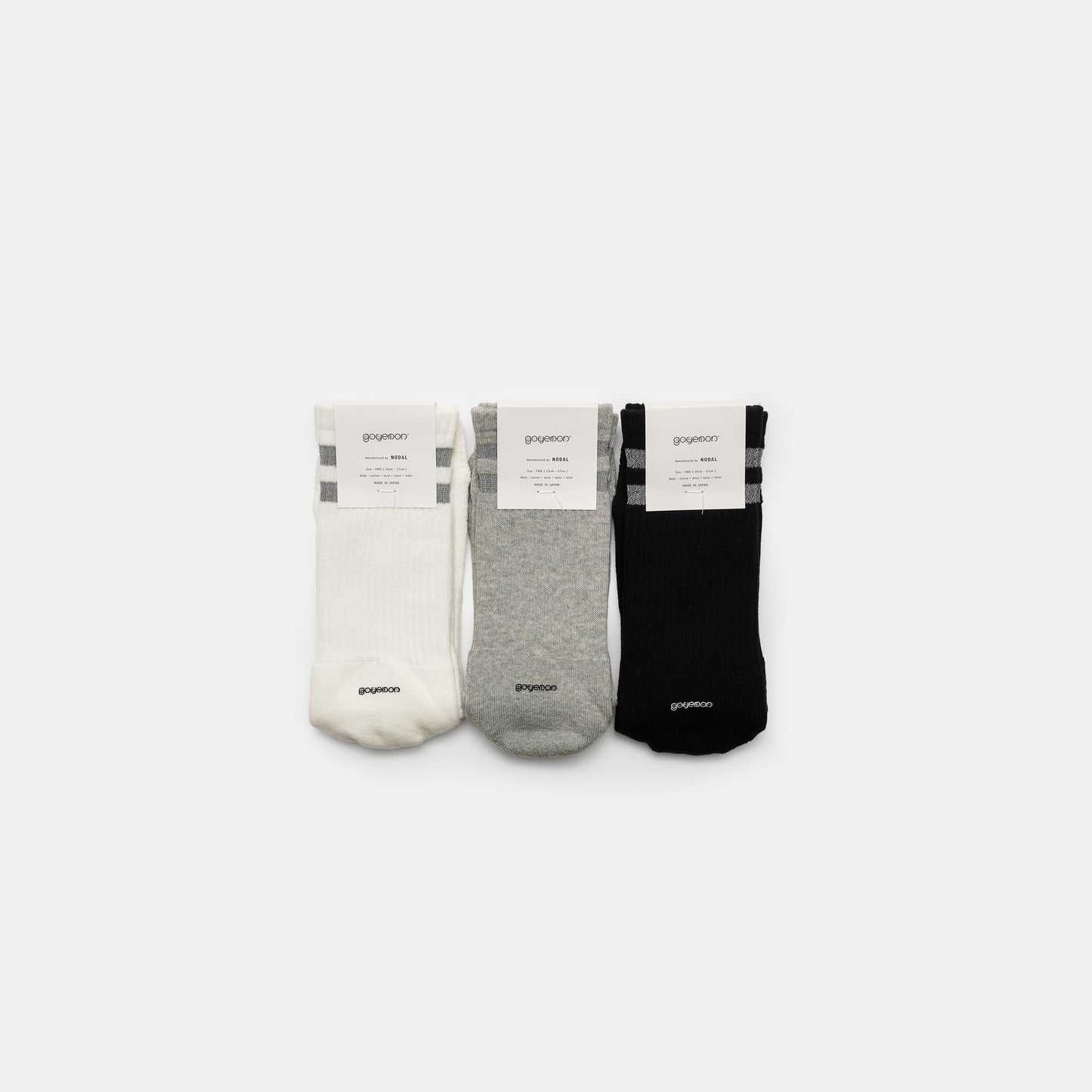 Refrector Line Tabi Socks / GREY 1P