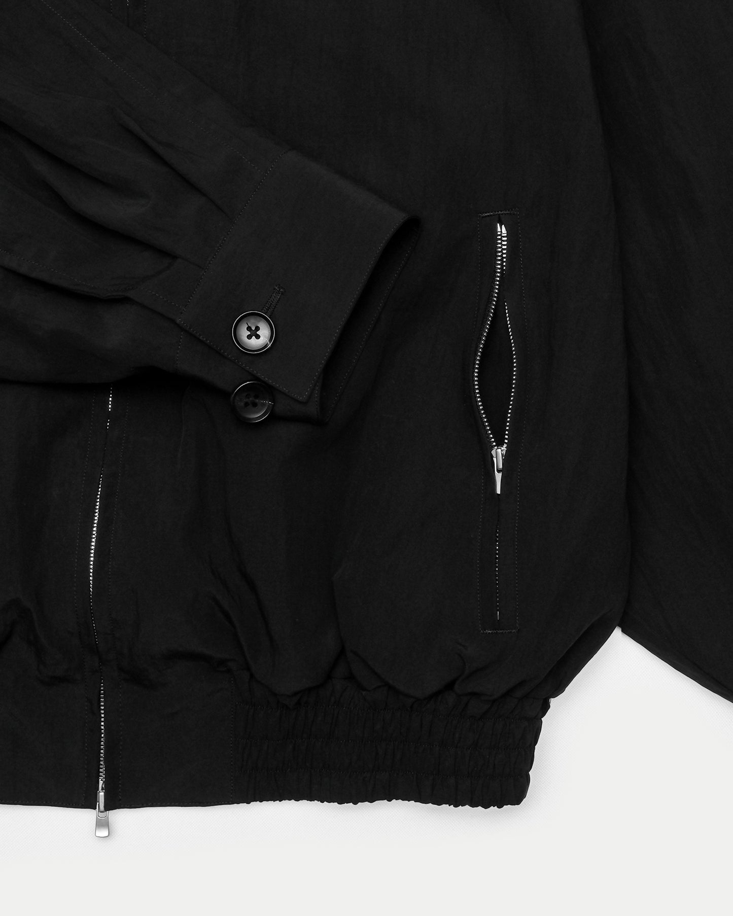 Back Pocket Bomber Jacket / BLACK［goyemon general gadget］