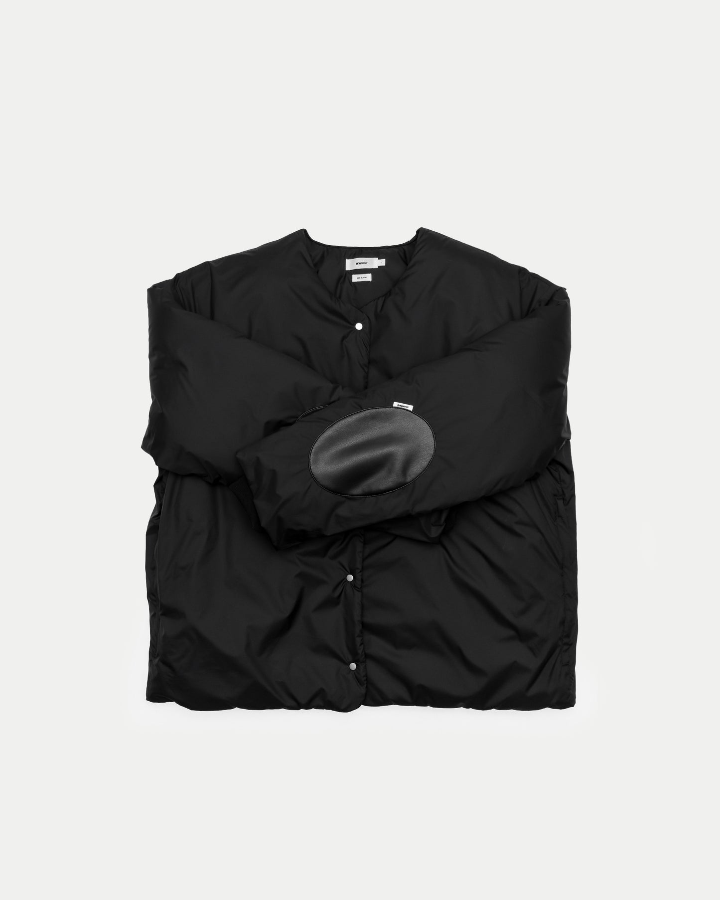 No Collar Padded Jacket / BLACK［goyemon general gadget］