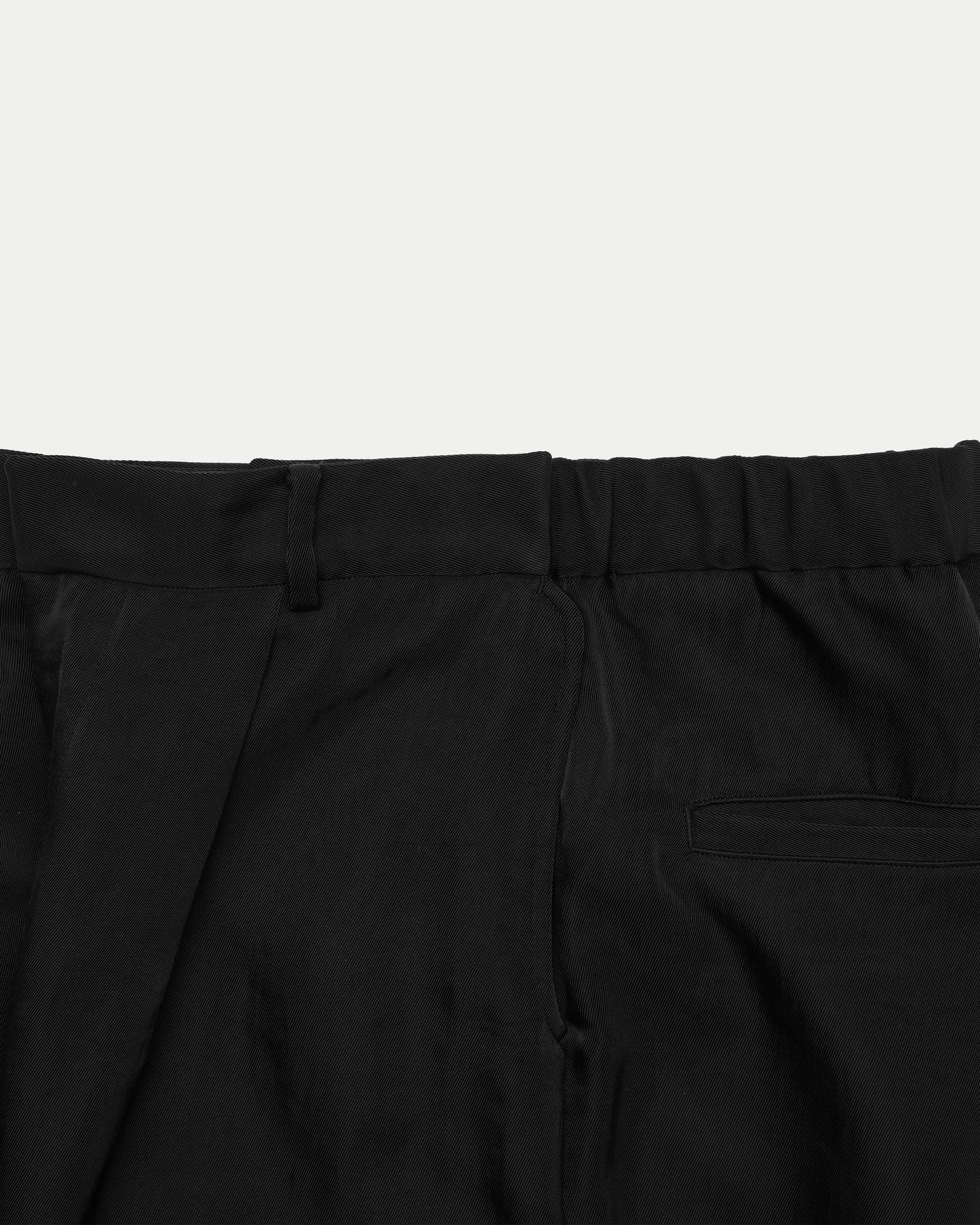 Soft Nylon Adjustable Slacks / BLACK [goyemon general gadget]