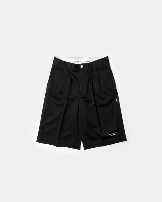 FARAH® × goyemon WORK SHORTS / BLACK × WHITE [goyemon general gadget]