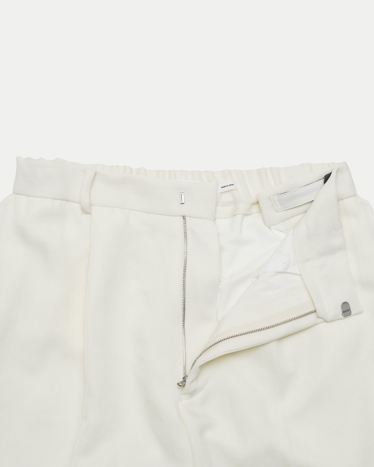 Soft Nylon Adjustable Slacks / ECRU [goyemon general gadget]