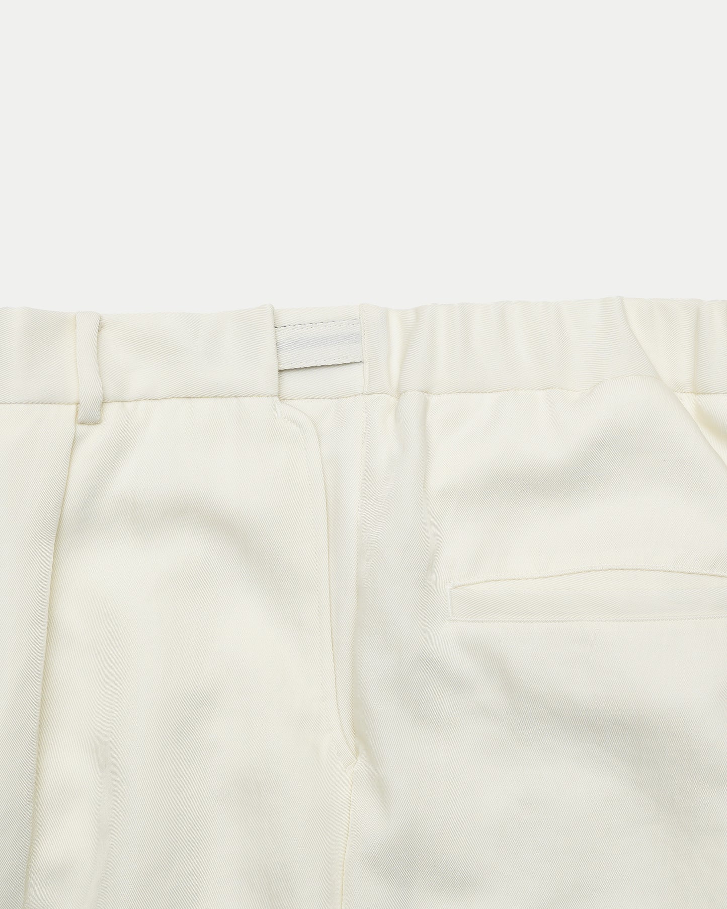 Soft Nylon Adjustable Slacks / ECRU [goyemon general gadget]