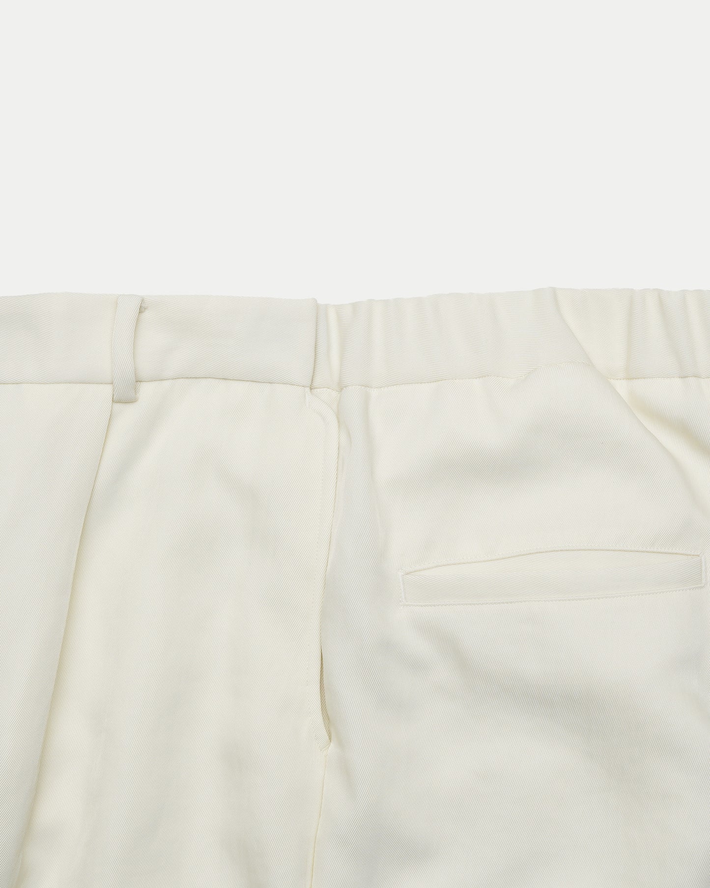 Soft Nylon Adjustable Slacks / ECRU [goyemon general gadget]