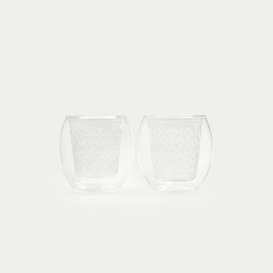 KIRIKO × DOUBLE WALL GLASS “ Fuwan ” / HAKUKA・HAKUKA