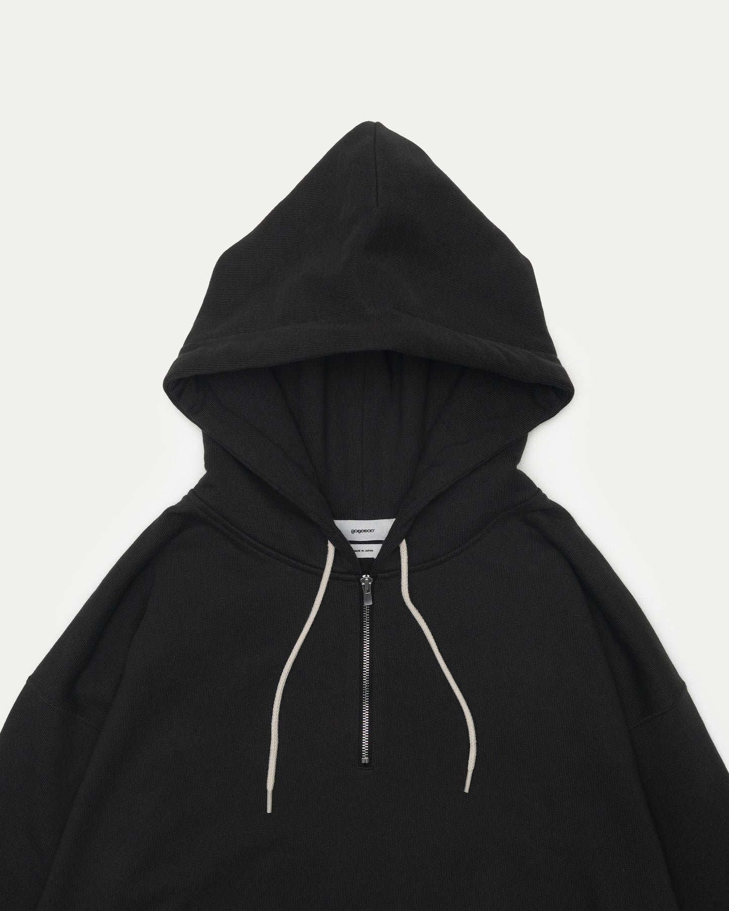 Half Zip Pullover Hoodie / CHARCOAL［goyemon general gadget］