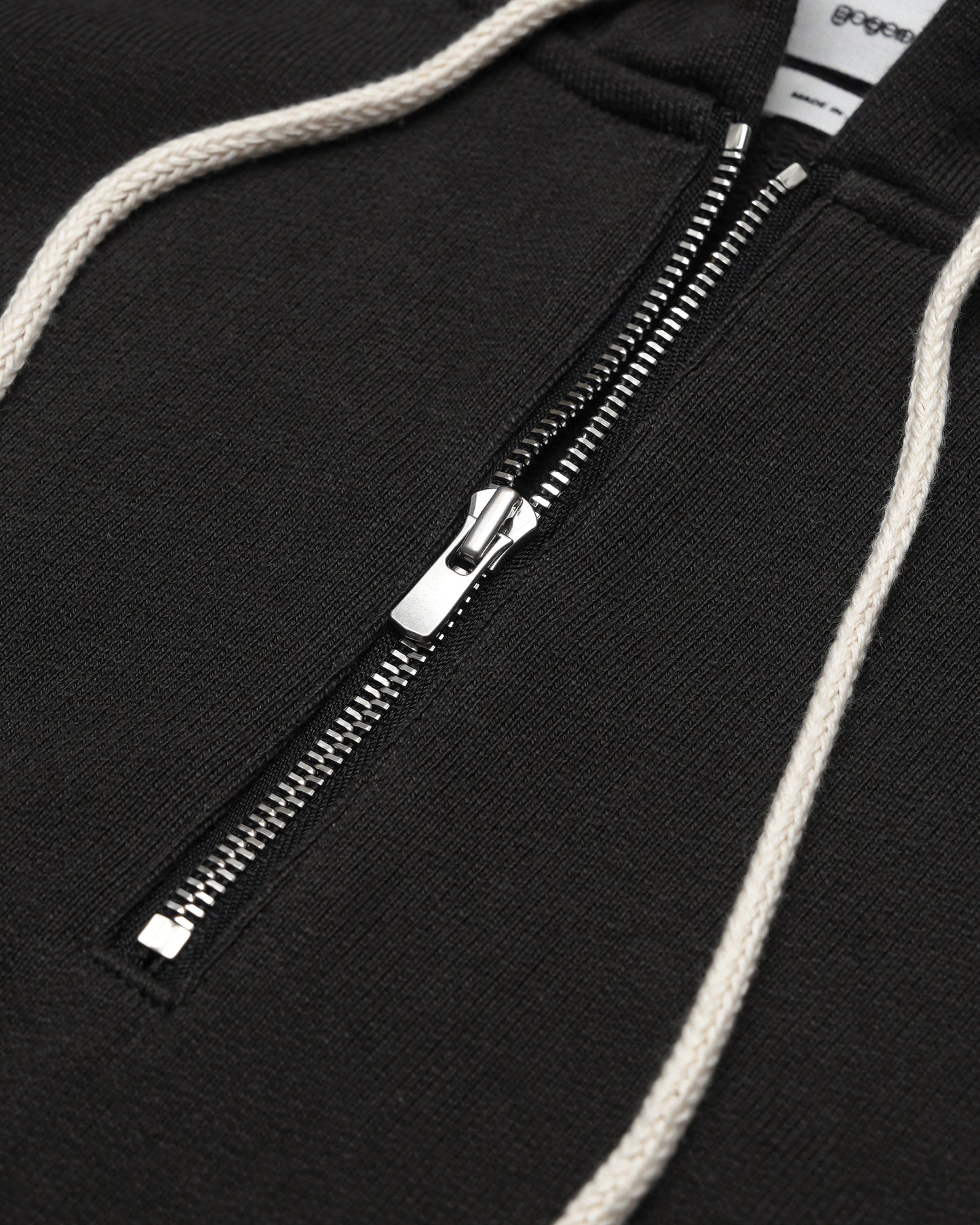 Half Zip Pullover Hoodie / CHARCOAL［goyemon general gadget］