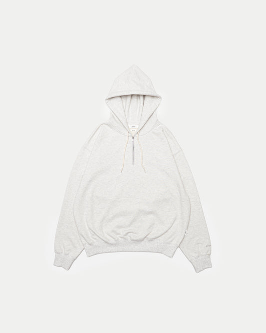 Half Zip Pullover Hoodie / WHITE［goyemon general gadget］