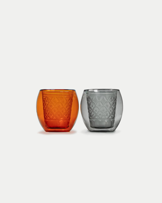 KIRIKO × DOUBLE WALL GLASS “ Fuwan ” / KOHAKU・KOKUYOU