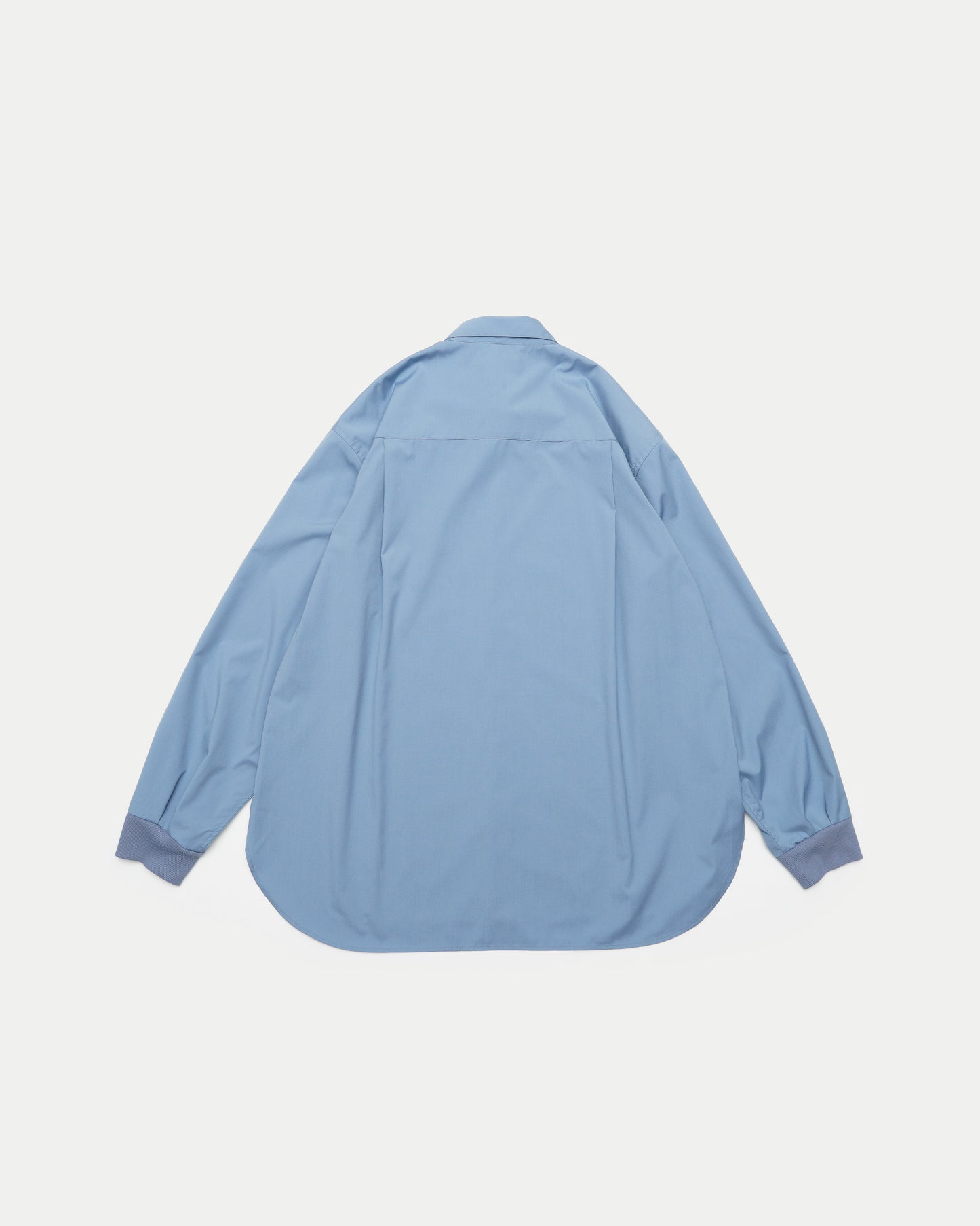 Rib Regular Collar Shirts / BLUE［goyemon general gadget］