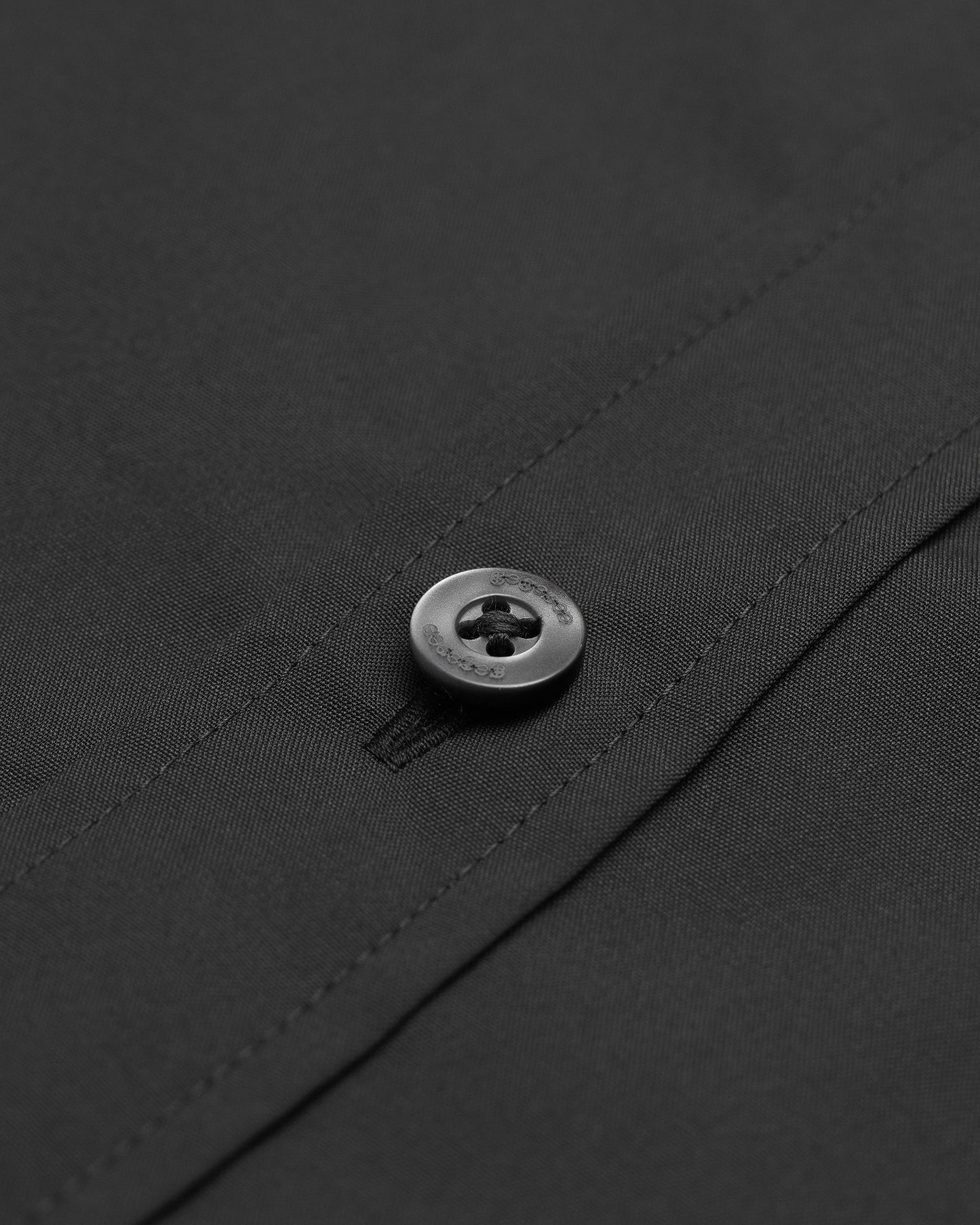 Rib Regular Collar Shirts / CHARCOAL［goyemon general gadget］