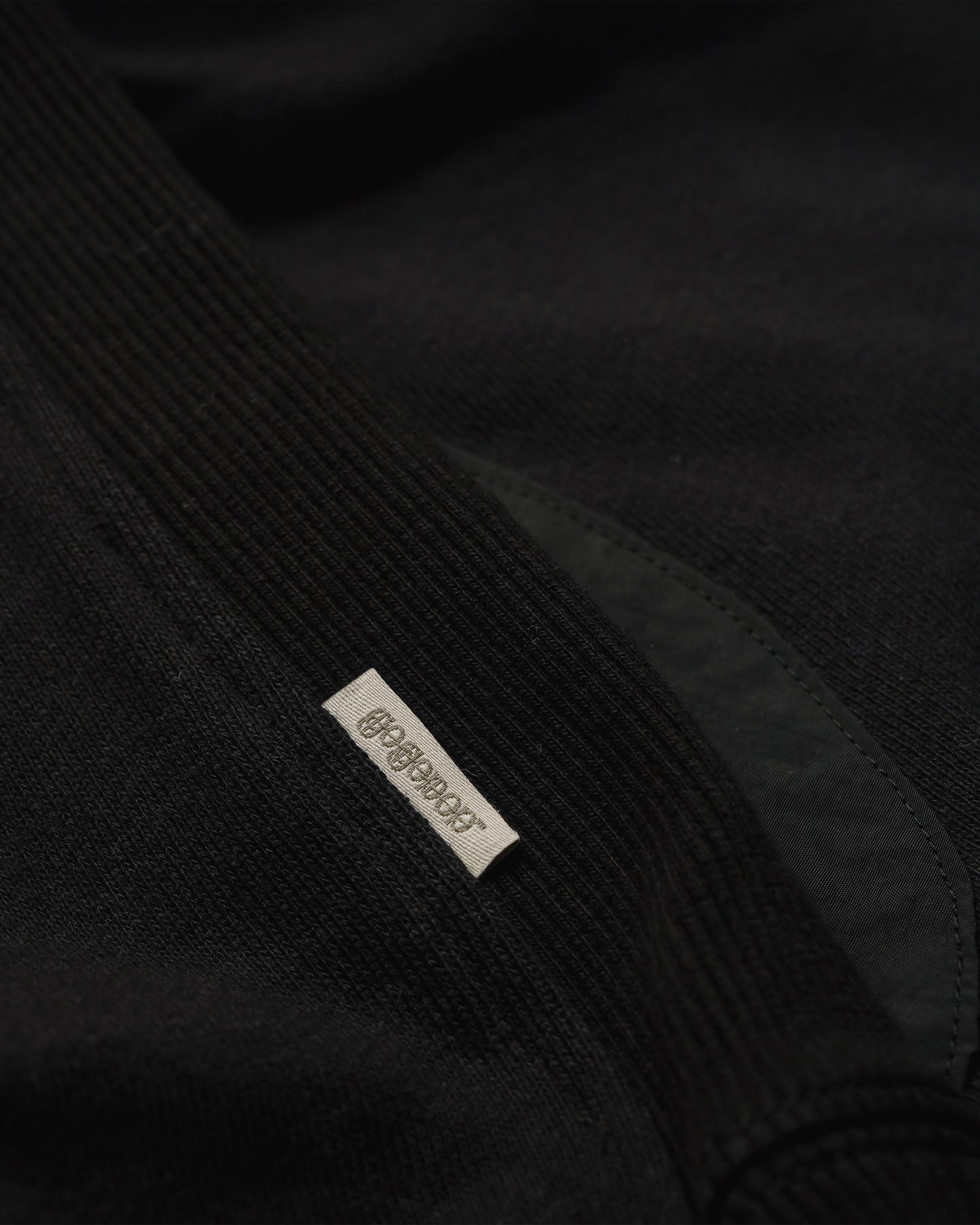 Skipper Wrist Patch Sweatshirt / BLACK［goyemon general gadget］