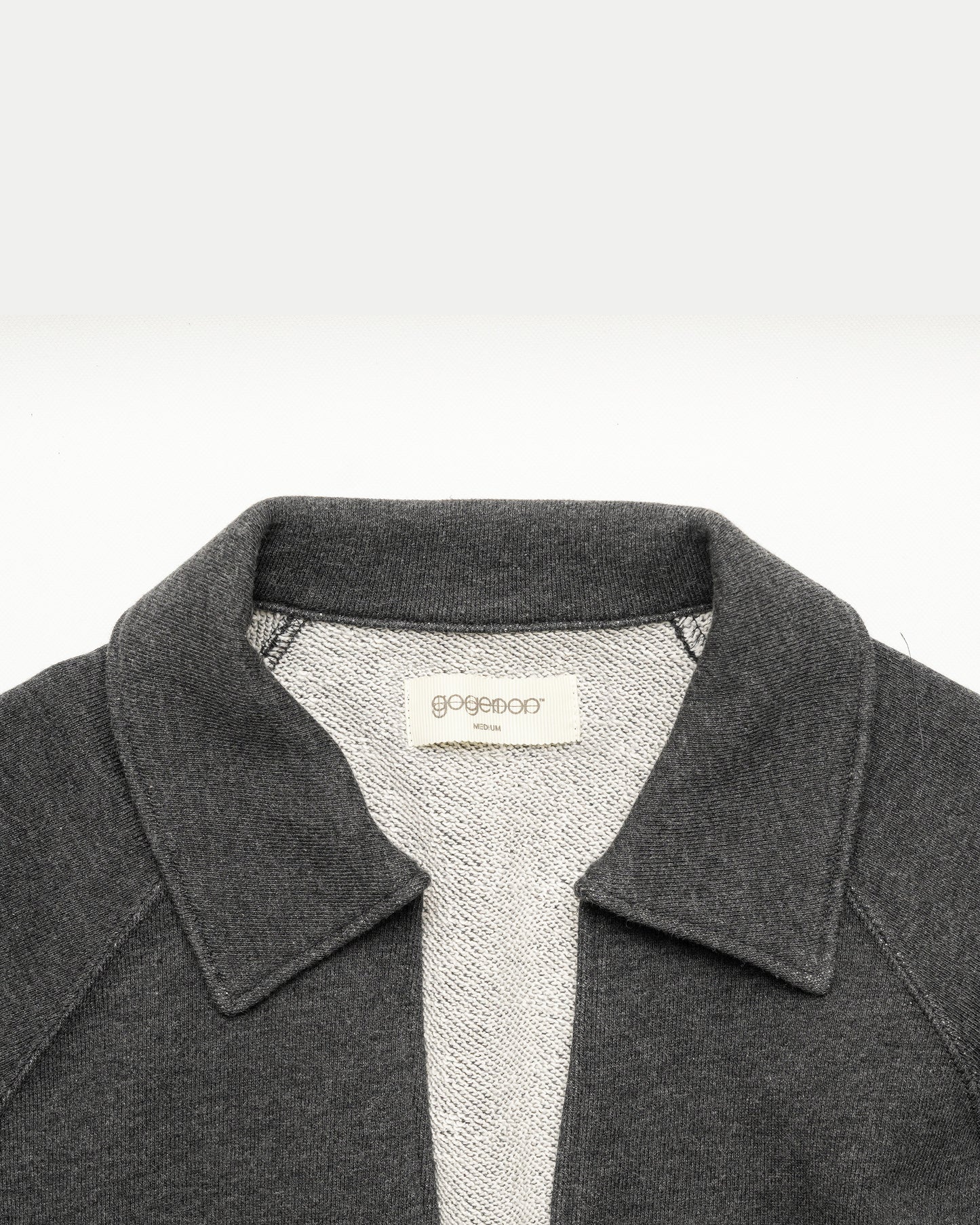 Skipper Wrist Patch Sweatshirt / CHARCOAL［goyemon general gadget］